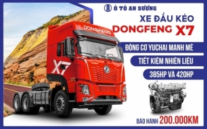 xe dau keo dongfeng x7 dong co yuchai the he moi