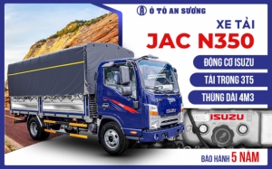 xe tai jac n350   jac 3t5 dong co isuzu thung 4m3