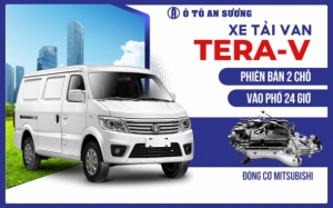 xe tai van tera v 945kg   van 2 cho may mitsubishi